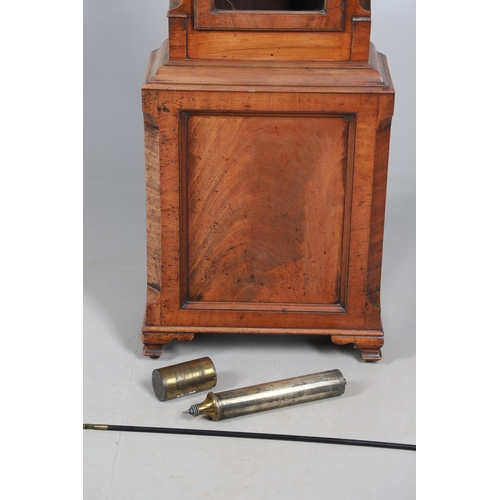 875 - A MID-19TH CENTURY MAHOGANY LONGCASE REGULATOR. the 13
