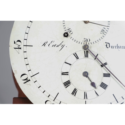 875 - A MID-19TH CENTURY MAHOGANY LONGCASE REGULATOR. the 13