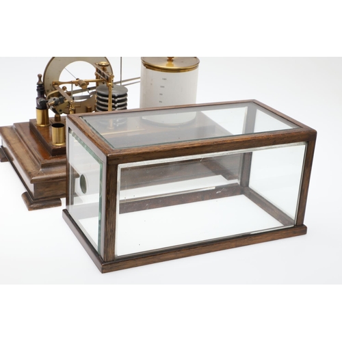 876 - AN EARLY 20TH CENTURY OAK CASED BAROGRAPH. possibly by Short & Mason of London, the bevelled glass c... 