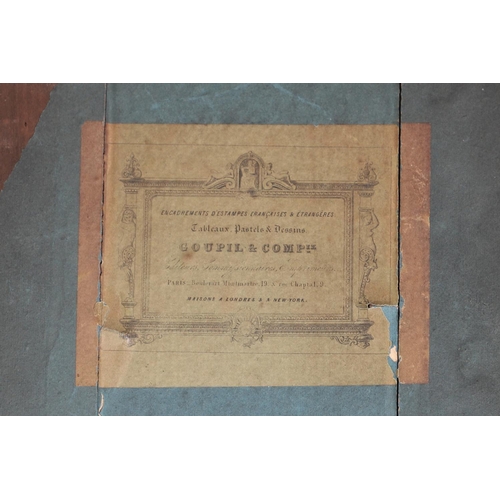 888 - A PAIR FRENCH BRONZE PLAQUES, BARDENIENNE FOUNDRY. 19th century, depicting maidens holding water urn... 