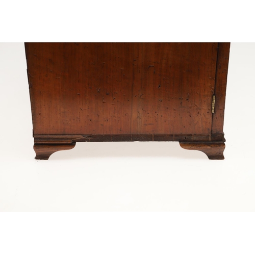 890 - A 19TH CENTURY WALNUT TABLE TOP COLLECTOR'S CABINET. the doors with brass sliding locks enclosing ni... 
