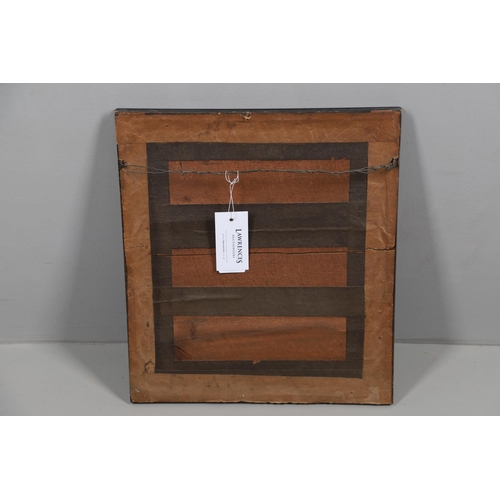 901 - A 19TH CENTURY PICTORIAL NEEDLEWORK SAMPLER. profusely worked in different colours, illustrating a c... 