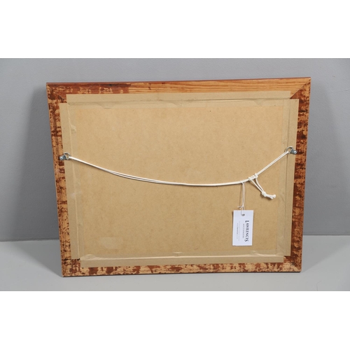 902 - A 19TH CENTURY SAILOR'S WOOLWORK PICTURE. of a clipper ship with three tall masts, within a neutral ... 