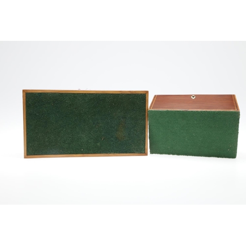 912 - A GEORGE III PARTRIDGE WOOD TEA CADDY. of canted form with boxwood stringing and ivory escutcheon, t... 