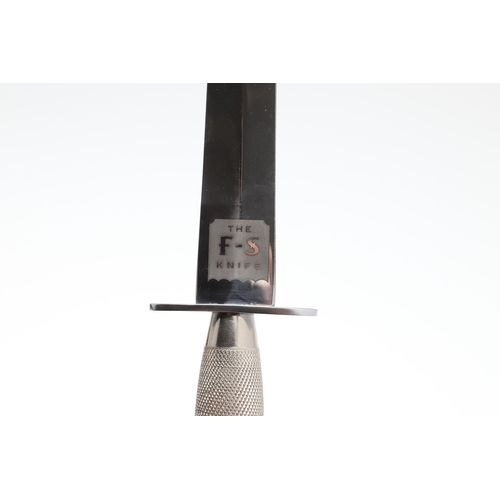 144 - A RECENT FAIRBAIRN SYKES TYPE KNIFE BY JOSEPH RODGERS. With a 17 cm pointed blade marked 'Joseph Rod... 
