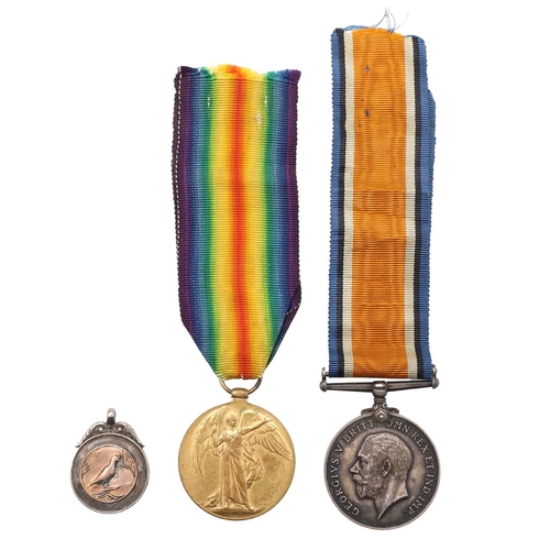 1249 - A FIRST WORLD WAR PAIR TO THE ORDNANCE CORPS. A Great war pair comprising War Medal and Victory Meda... 