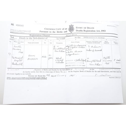 1249 - A FIRST WORLD WAR PAIR TO THE ORDNANCE CORPS. A Great war pair comprising War Medal and Victory Meda... 