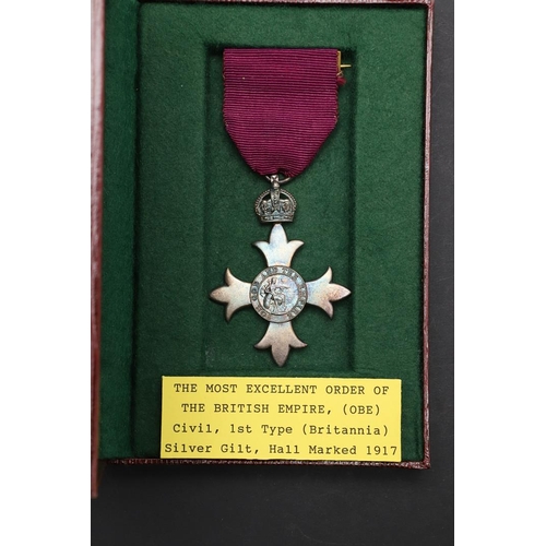 1006 - A GEORGE VI MOST EXCELLENT ORDER OF THE BRITISH EMPIRE, OBE CIVIL DIVISION. The Most Excellent Order... 