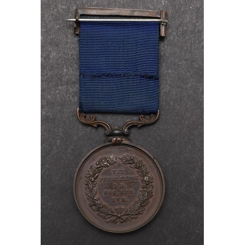 1013 - A ROYAL HUMANE SOCIETY AWARD JULY 29 1900. A Royal Humane Society Medal in Bronze (unsuccessful) nam... 