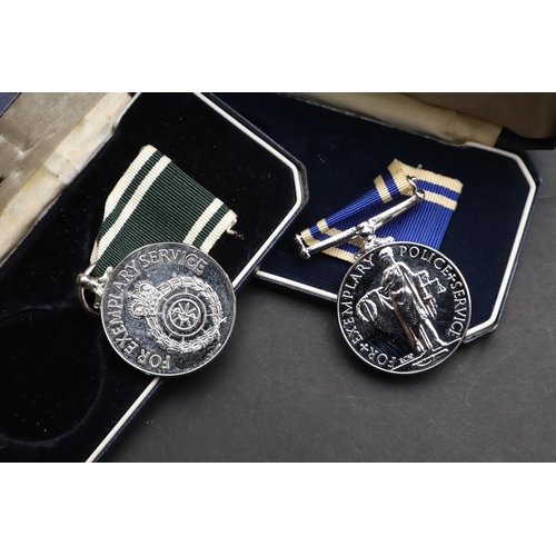 1019 - A COLLECTION OF ORDER OF ST JOHN AWARDS, AMBULANCE AND POLICE LONG SERVICE AWARDS. An Ambulance Serv... 