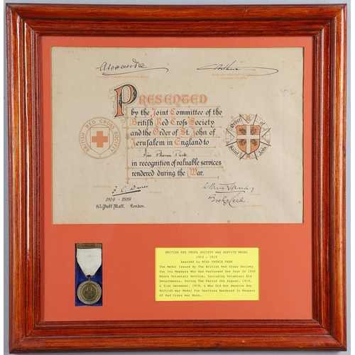 1020 - A COLLECTION OF NURSING MEDALS INCLUDING AN ORDER OF ST JOHN BREAST BADGE. The Order of St John of J... 