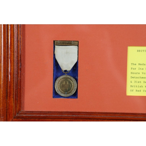 1020 - A COLLECTION OF NURSING MEDALS INCLUDING AN ORDER OF ST JOHN BREAST BADGE. The Order of St John of J... 