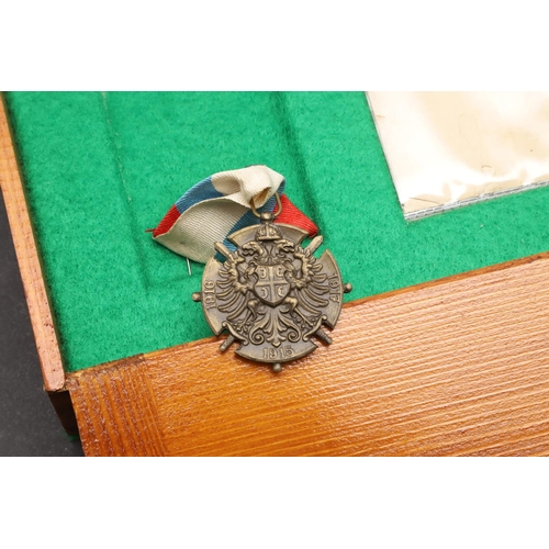 1022 - TWO TERRITORIAL NURSING SERVICES MEDALS ATTRIBUTED TO JESSIE GIBSON KENNEDY. A Commemorative Medal f... 