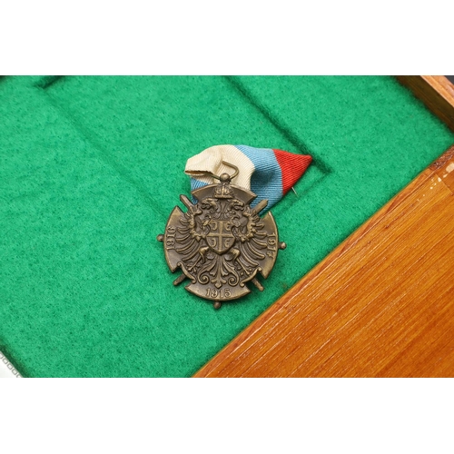 1023 - A COMMEMORATION CROSS FOR THE WAR OF LIBERATION AND UNION 1914-1918 TO THE NURSING SERVICE. A Commem... 