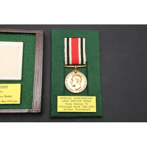 1034 - A COLLECTION OF SIX SPECIAL CONSTABULARY LONG SERVICE MEDALS. A collection of Special Constabulary M... 