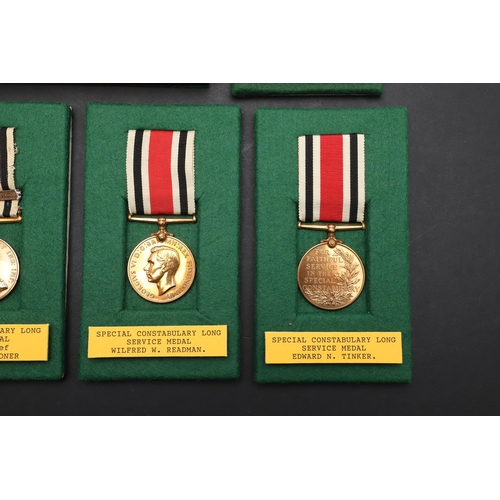 1034 - A COLLECTION OF SIX SPECIAL CONSTABULARY LONG SERVICE MEDALS. A collection of Special Constabulary M... 