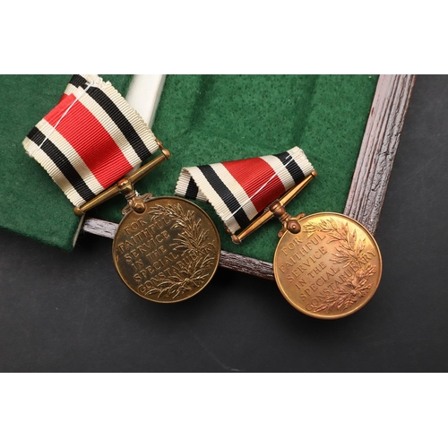 1034 - A COLLECTION OF SIX SPECIAL CONSTABULARY LONG SERVICE MEDALS. A collection of Special Constabulary M... 