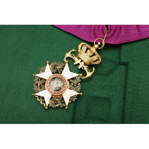 1048 - BELGIUM: ORDER OF LEOPOLD I, MARITIME DIVISION. The Belgian Order of Leopold I, Maritime Division wi... 