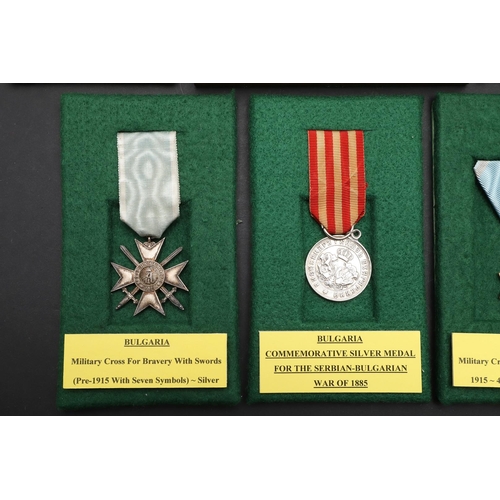 1062 - BULGARIA: A COLLECTION OF SIX MILITARY AND OTHER AWARDS. Six medals comprising: Military Cross for B... 