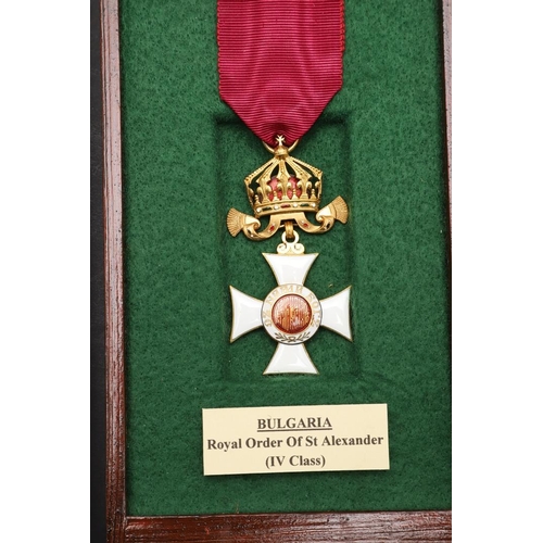 1063 - BULGARIA: THE ROYAL ORDER FOR BRAVERY, CIVIL MERIT AND ST ALEXANDER. The Bulgarian Order for Bravery... 