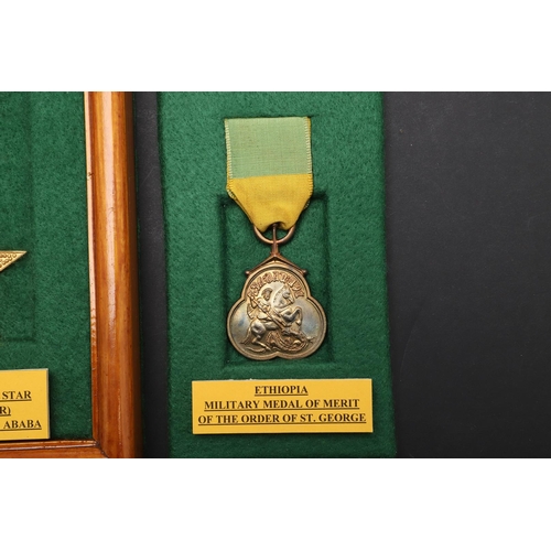 1070 - ETHIOPIA: ORDER OF THE STAR, HAILE SELASSIE MEDAL AND MILITARY MEDAL OF MERIT. An Ethiopian Imperial... 