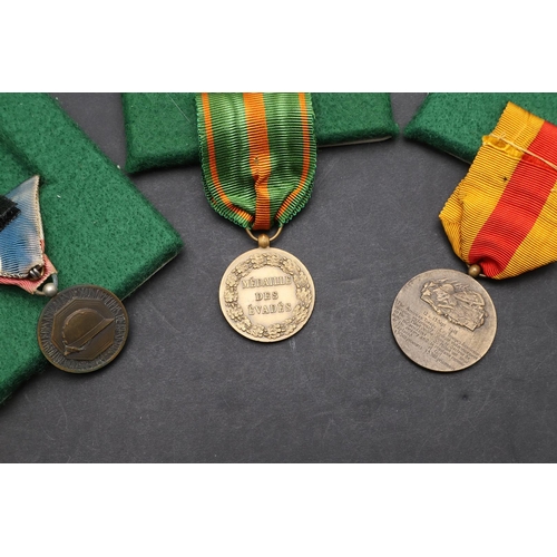 1092 - FRANCE: A COLLECTION OF MEDALS INCLUDING A ST MIHIEL MEDAL 1918 AND OTHERS. A Medal for the Battle o... 