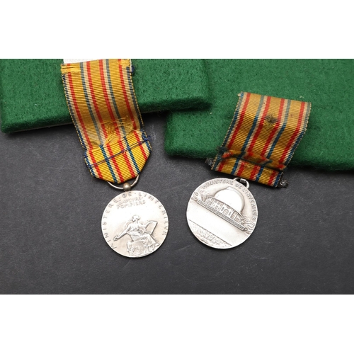 1097 - FRANCE: FOUR MEDALS FOR FIRE SERVICES. A Medal of Honour for Fireman 2nd and 3rd Versions, Insignia ... 