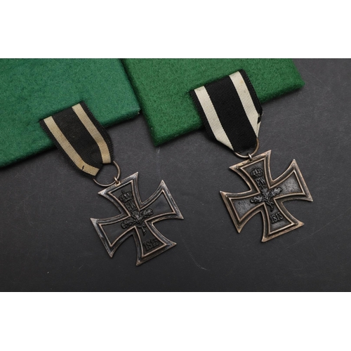 1118 - IMPERIAL GERMANY: FOUR FIRST WORLD WAR PRUSSIAN IRON CROSSES. A collection of Prussian Iron Crosses,... 