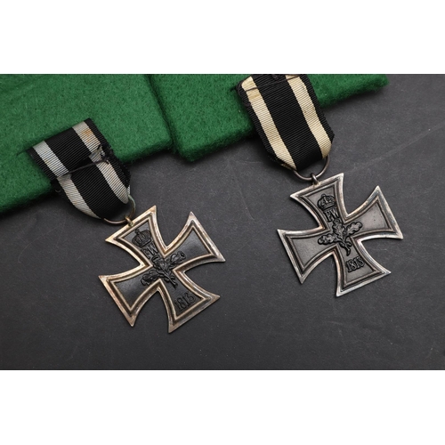 1118 - IMPERIAL GERMANY: FOUR FIRST WORLD WAR PRUSSIAN IRON CROSSES. A collection of Prussian Iron Crosses,... 