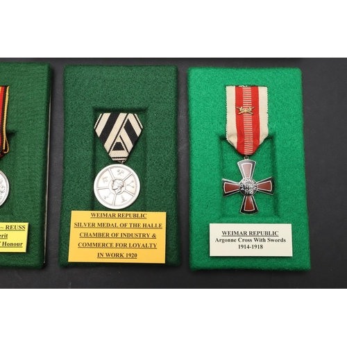 1138 - IMPERIAL GERMANY: SEVEN FIRST WORLD WAR MEDALS VARIOUS PROVINCES. A collection of seven First World ... 