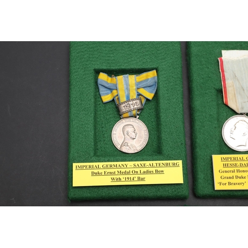 1139 - IMPERIAL GERMANY: SIX FIRST WORLD WAR MEDALS VARIOUS PROVINCES. A collection of six First World War ... 