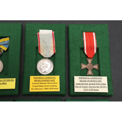 1139 - IMPERIAL GERMANY: SIX FIRST WORLD WAR MEDALS VARIOUS PROVINCES. A collection of six First World War ... 