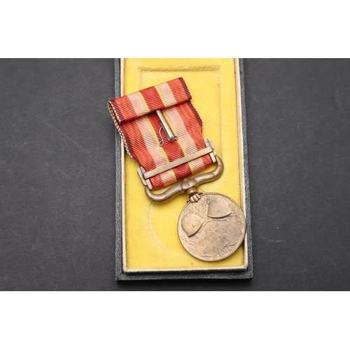 1159 - JAPAN: A COLLECTION OF SIX MEDALS INCLUDING A WOUND BADGE. A Japanese China incident Medal 1937-45 i... 