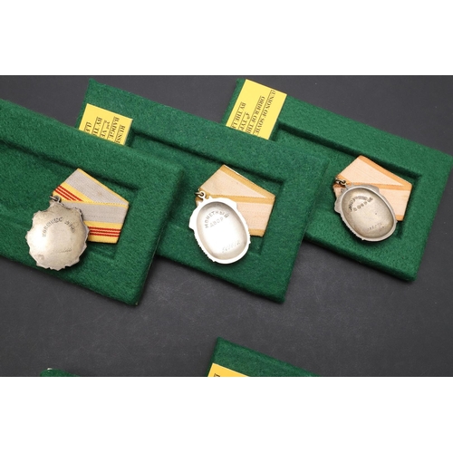 1187 - USSR: A COLLECTION OF FIVE ENAMELLED MEDALS. Russian Order of the Badge of Honour, 4th type second v... 