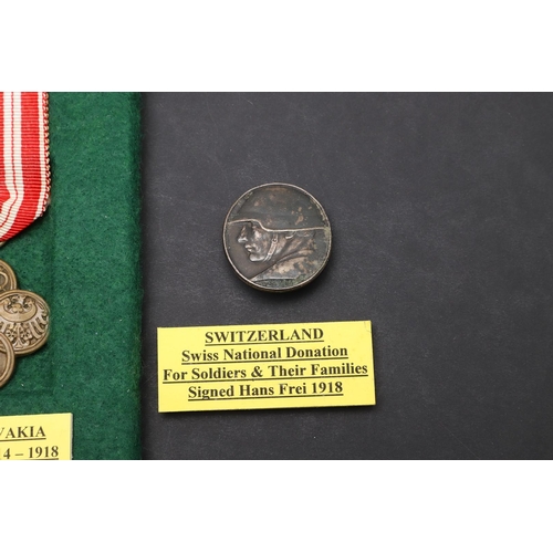 1193 - WORLD MEDALS: MEDALS FOR FINLAND, CZECHOSLOVAKIA, PORTUGAL AND OTHER COUNTRIES. a collection of meda... 