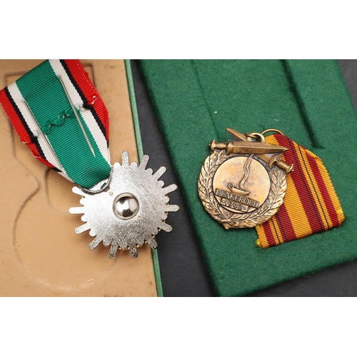 1196 - WORLD MEDALS: AWARDS FROM TOGO, SAUDI ARABIA, GABON AND OTHERS. The Togo Order of Mono, Commander's ... 