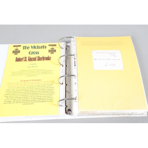 1198 - AN EXTENSIVE COLLECTION OF OVER TWO HUNDRED SIGNATURES, PHOTOGRAPHS AND LETTERS FROM VICTORIA CROSS ... 