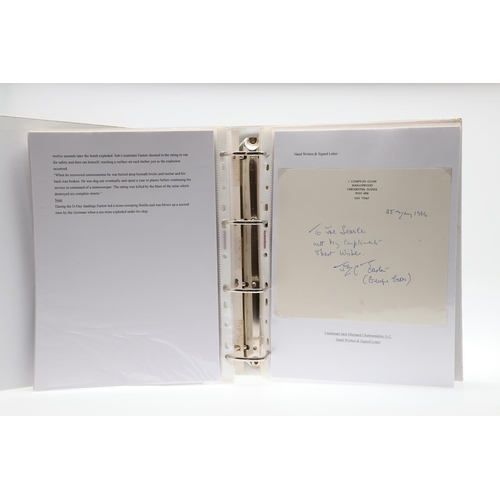 1199 - THE GEORGE CROSS: A COLLECTION OF RECIPIENTS AUTOGRAPHS, PHOTOGRAPHS AND CORRESPONDENCE. An extensiv... 