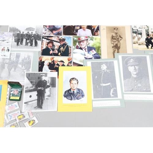 1200 - A LARGE COLLECTION OF PHOTOGRAPHS, PRINTS AND MILITARY EPHEMERA. A large collection of colour prints... 