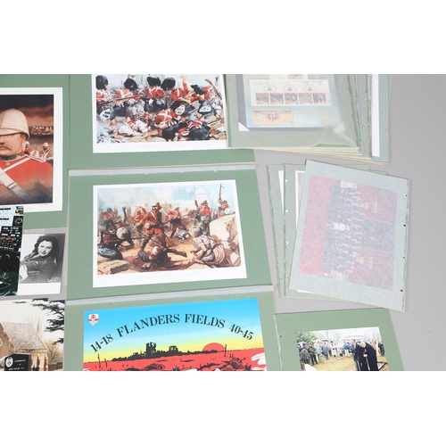 1200 - A LARGE COLLECTION OF PHOTOGRAPHS, PRINTS AND MILITARY EPHEMERA. A large collection of colour prints... 