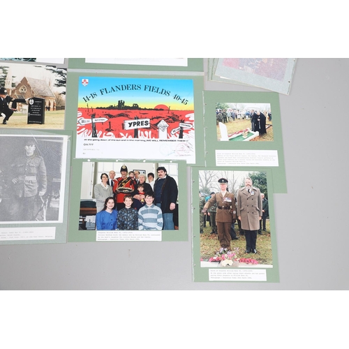 1200 - A LARGE COLLECTION OF PHOTOGRAPHS, PRINTS AND MILITARY EPHEMERA. A large collection of colour prints... 