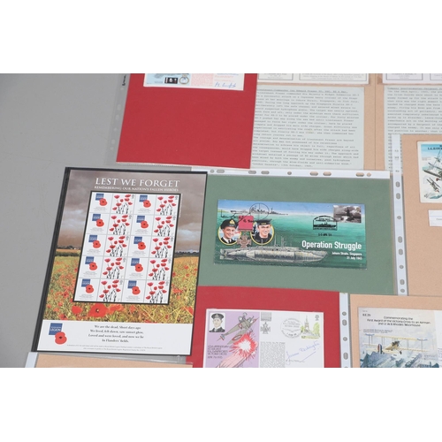 1201 - A LARGE COLLECTION OF MILITARY THEMED POSTAL COVERS, AUTOGRAPHS AND SIMILAR ITEMS. A large collectio... 