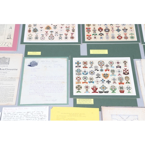 1202 - A COLLECTION OF MILITARY DOCUMENTS, NEWSPAPERS AND OTHER ITEMS. A collection of documents, newspaper... 