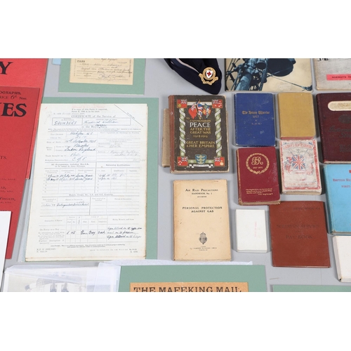 1204 - A COLLECTION OF MILITARY EPHEMERA TO INCLUDE LORD ROBERTS' SIGNATURE. A collection of items includin... 