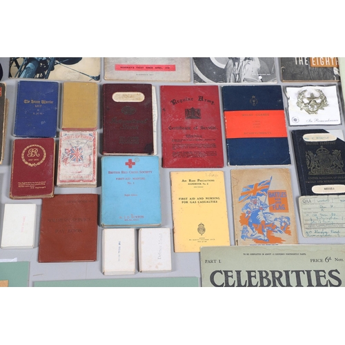 1204 - A COLLECTION OF MILITARY EPHEMERA TO INCLUDE LORD ROBERTS' SIGNATURE. A collection of items includin... 