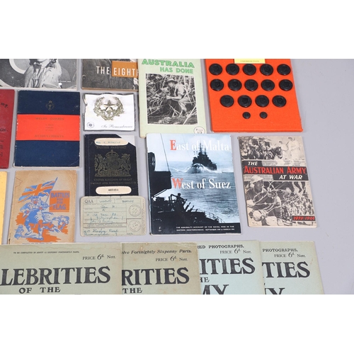 1204 - A COLLECTION OF MILITARY EPHEMERA TO INCLUDE LORD ROBERTS' SIGNATURE. A collection of items includin... 