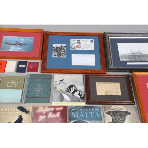 1204 - A COLLECTION OF MILITARY EPHEMERA TO INCLUDE LORD ROBERTS' SIGNATURE. A collection of items includin... 