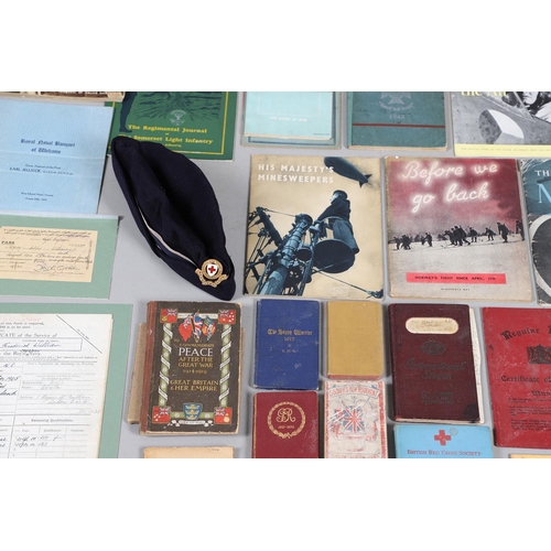 1204 - A COLLECTION OF MILITARY EPHEMERA TO INCLUDE LORD ROBERTS' SIGNATURE. A collection of items includin... 