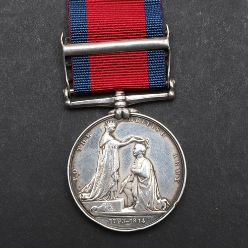 1207 - A PROBLEMATIC MILITARY GENERAL SERVICE MEDAL WITH THREE SPURIOUS CLASPS. A Military General Service ... 