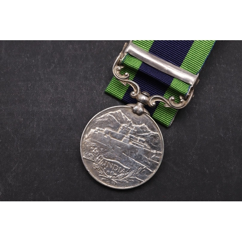 1216 - A GEORGE V INDIA GENERAL SERVICE MEDAL WITH NORTH WEST FRONTIER 1930-31 CLASP TO HODSON'S HORSE. An ... 